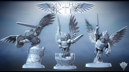 Winged Owl Knights by Mini Monster Mayhem | Please Read Description