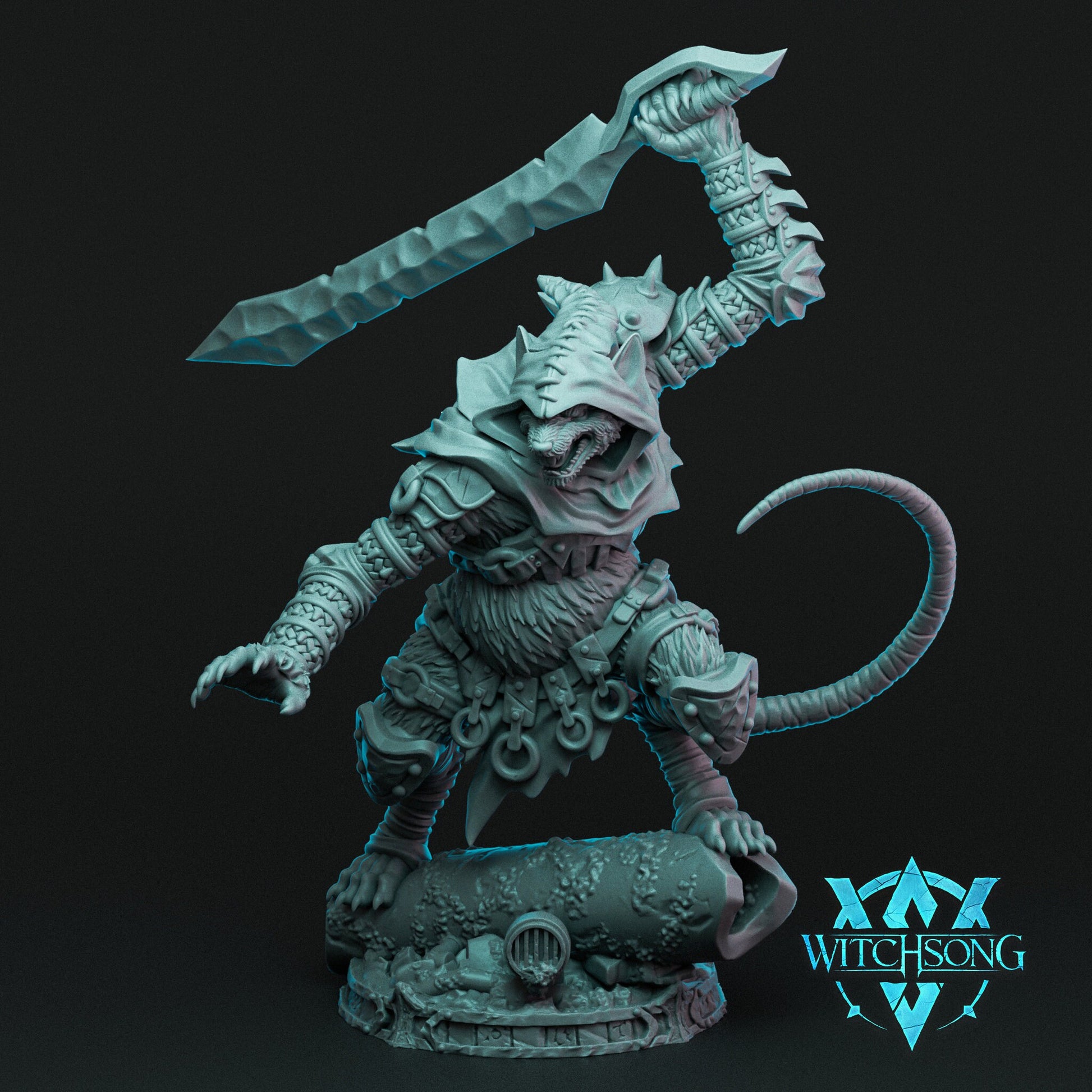 Grandrat Swordsman by Witchsong Miniatures | Please Read Description