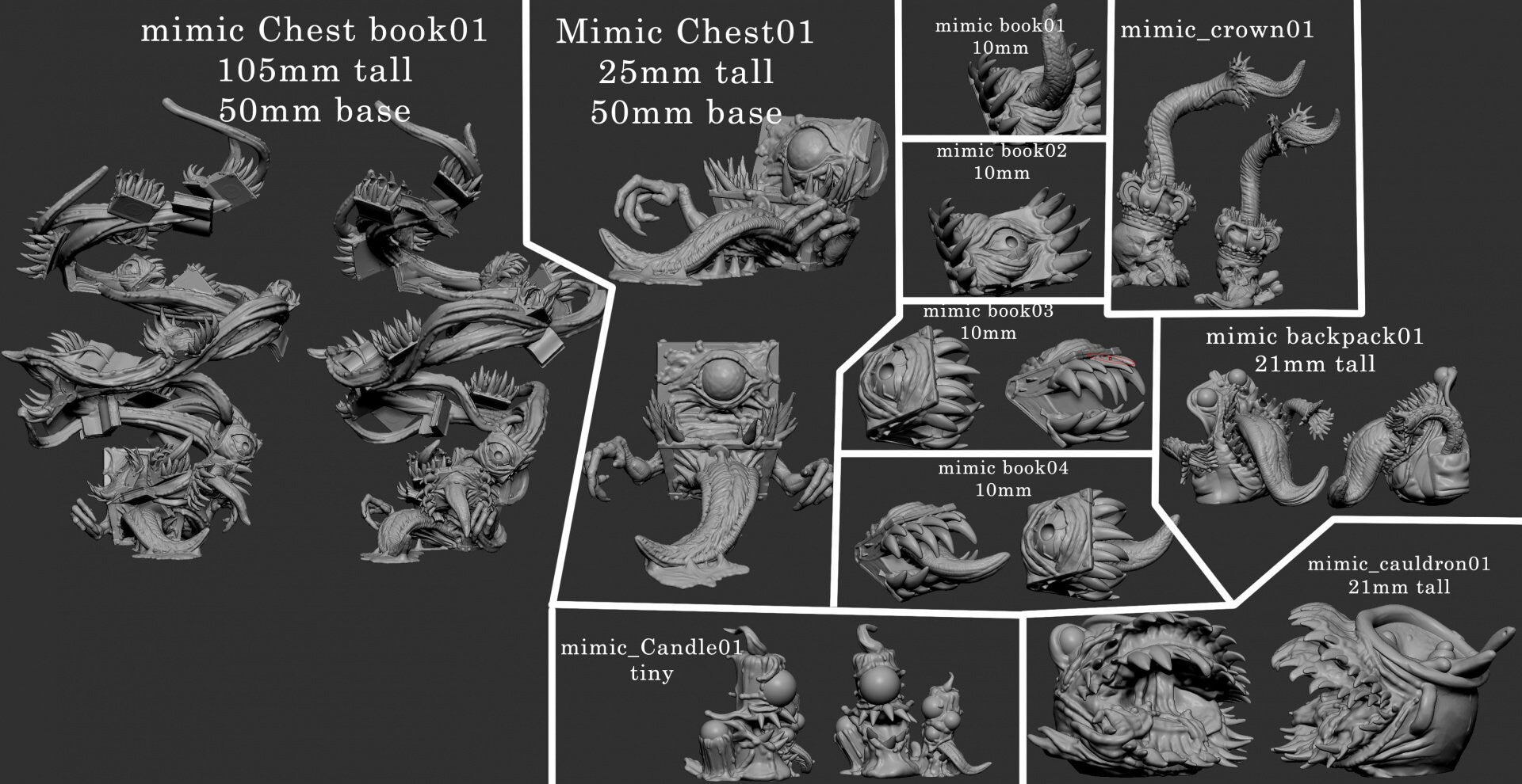 Mimics by Mini Monster Mayhem | Please Read Description