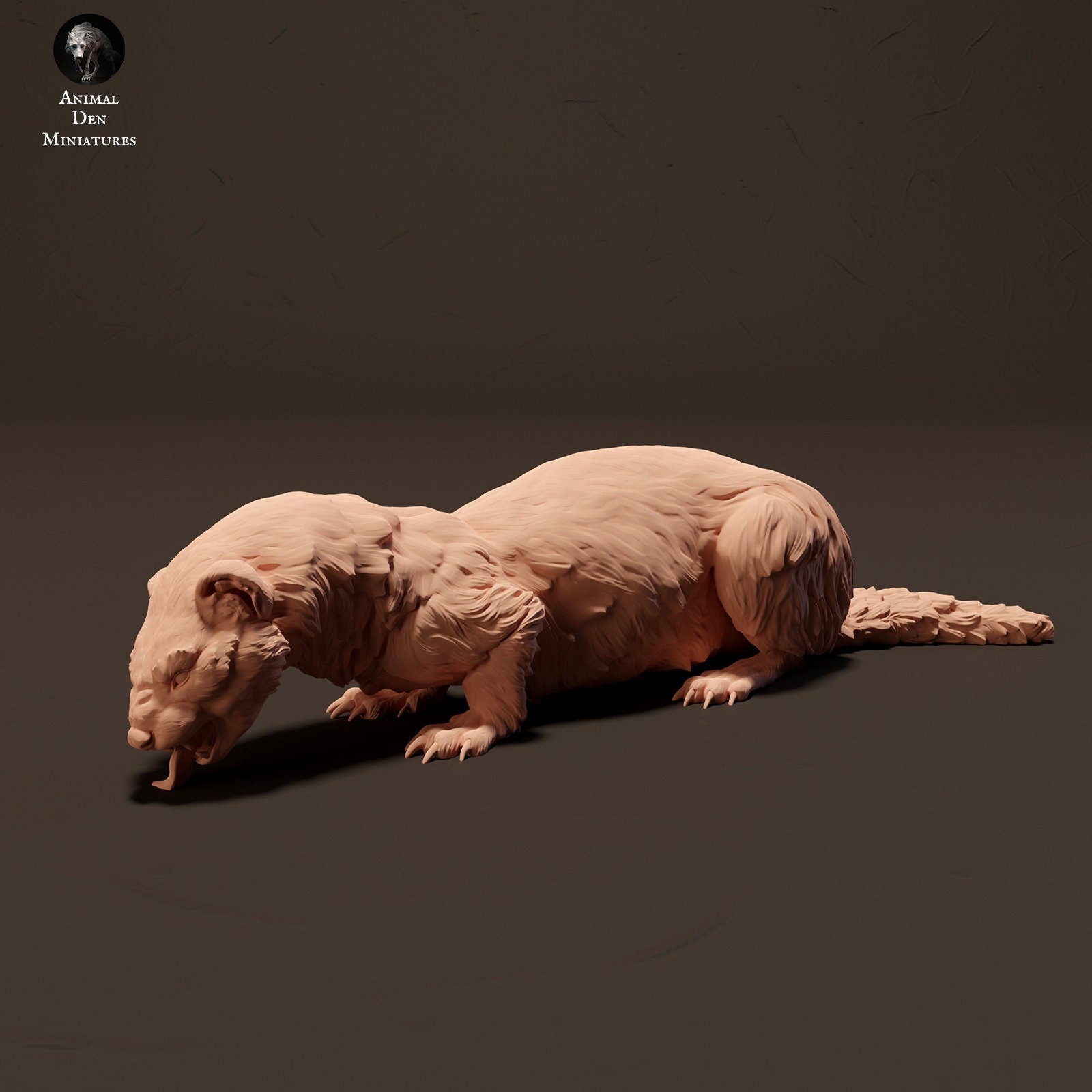 European Polecat 1:24 scale by Animal Den Miniatures | Please Read Description