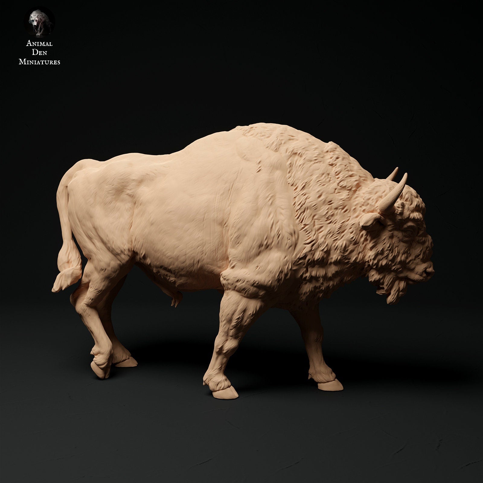 European Bison 1:24 scale by Animal Den | Please Read Description