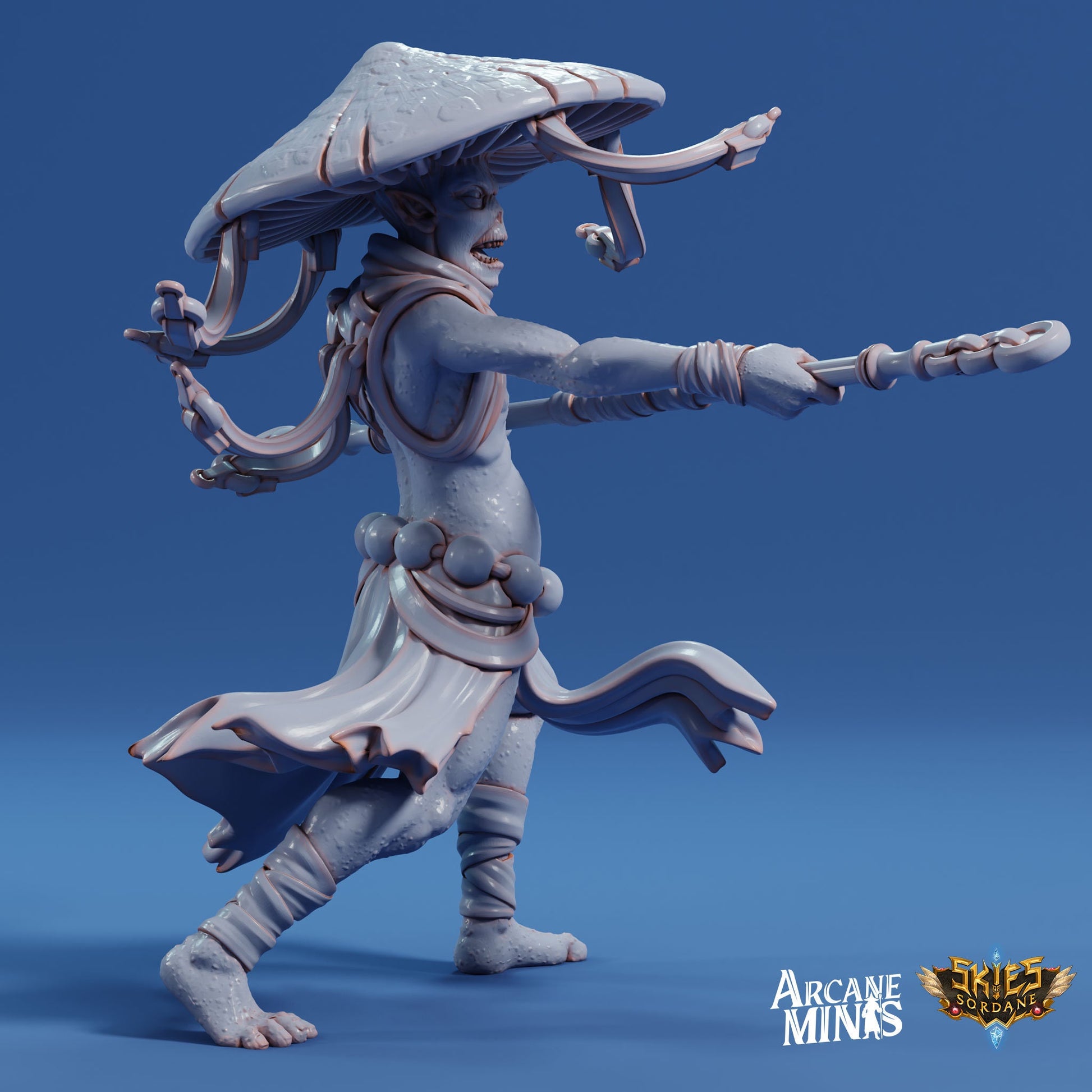 Fungarii Monk by Arcane Minis | Please Read Description