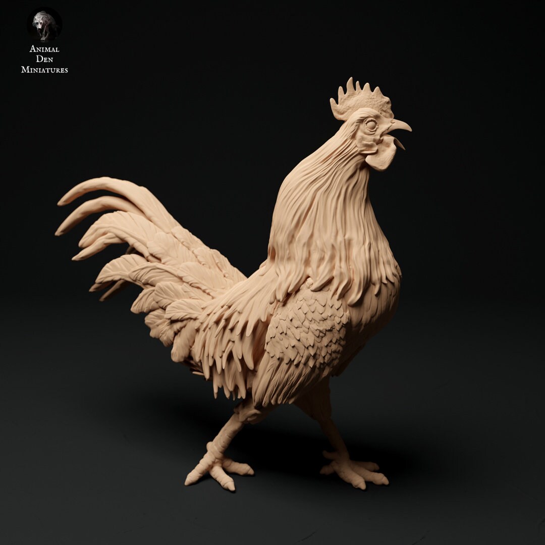 Chickens 1:24 scale by Animal Den | Please Read Description