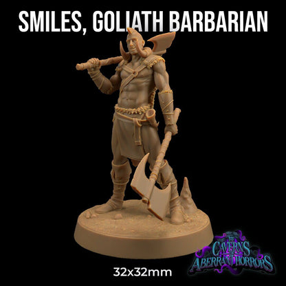 Smiles, Goliath Barbarian by Dragon Trappers Lodge | Please Read Description