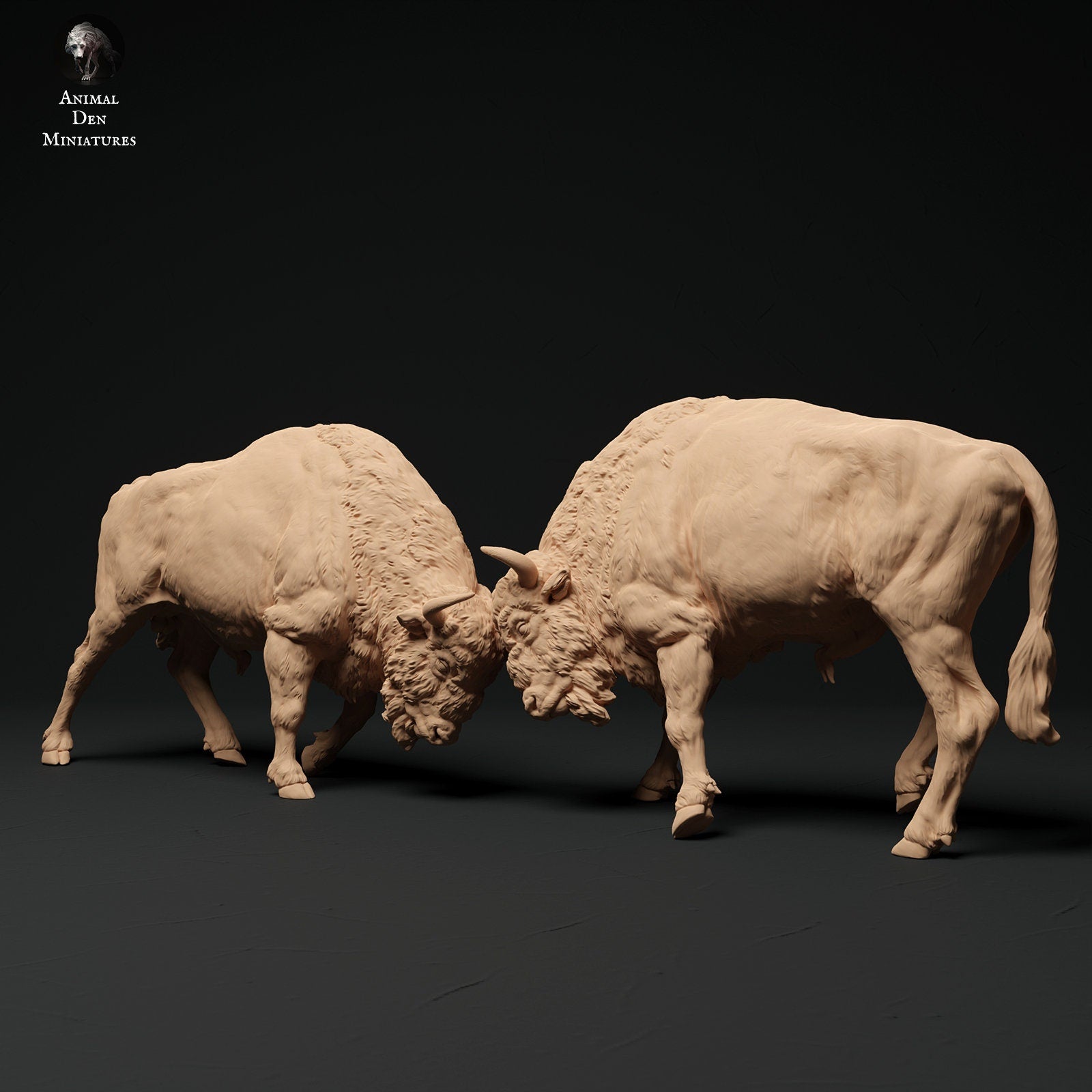 European Bison 1:24 scale by Animal Den | Please Read Description