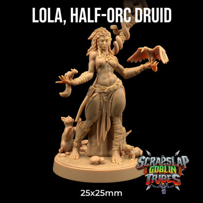 Lola, Half-Orc Druid by Dragon Trappers Lodge | Please Read Description