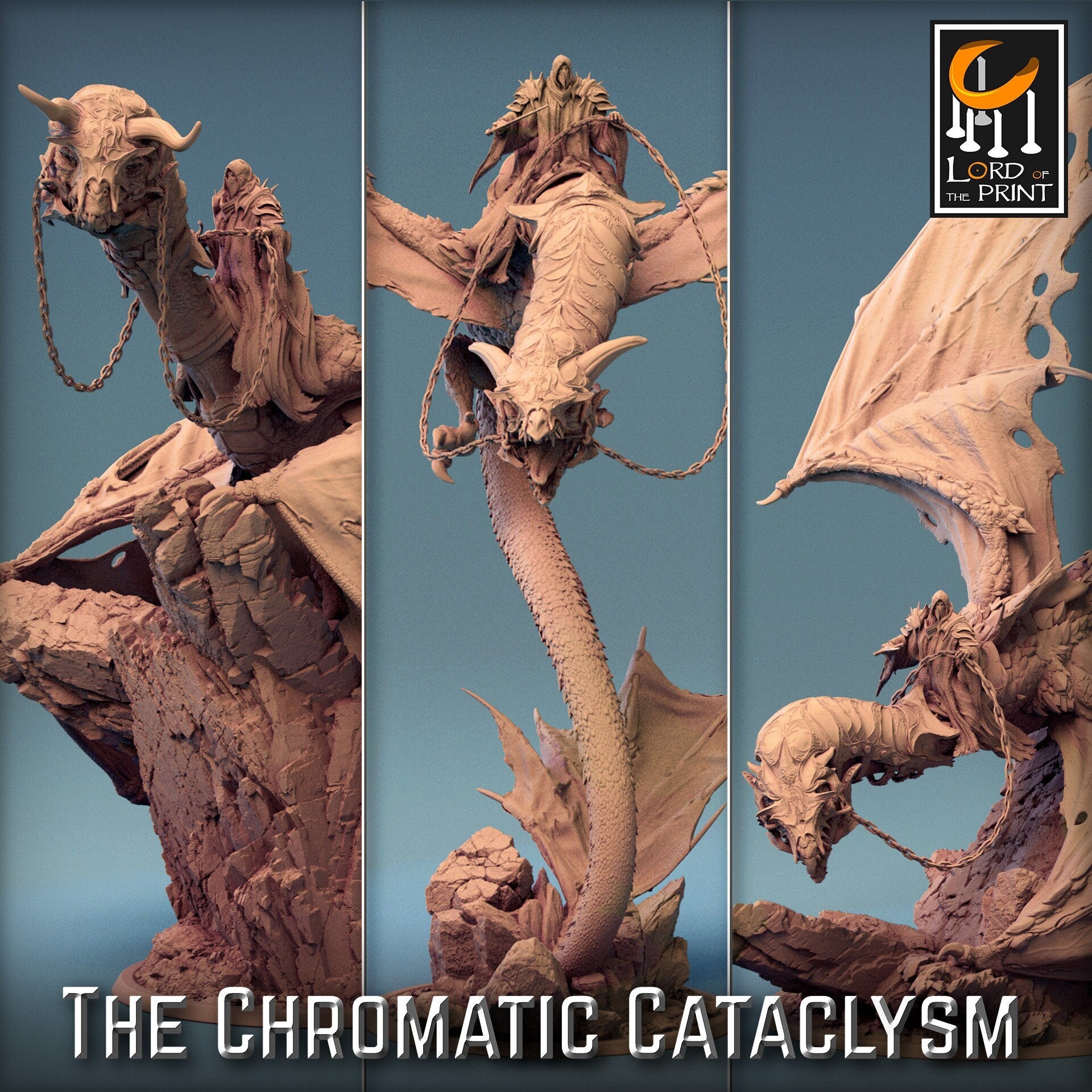 Wyvern Mounts by Lord of the Print | Please Read Description