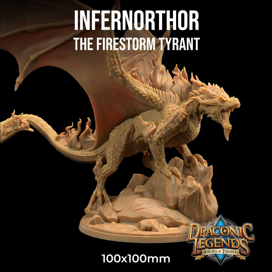 Infernorthor, The Firestorm Tyrant by Dragon Trappers Lodge | Please Read Description