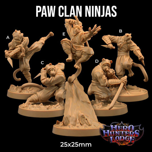 Paw Clan Ninjas by Dragon Trappers Lodge | Please Read Description