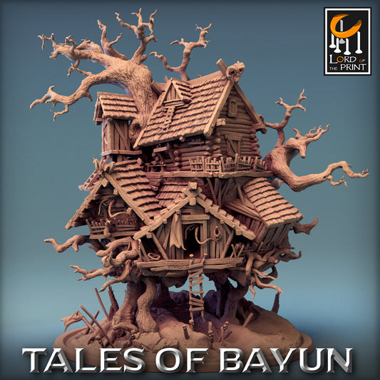 Isba, Baba Yaga's Hut by Lord of the Print | Please Read Description