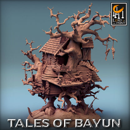 Isba, Baba Yaga's Hut by Lord of the Print | Please Read Description