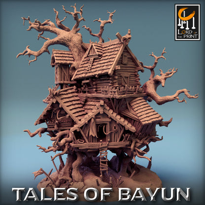 Isba, Baba Yaga's Hut by Lord of the Print | Please Read Description