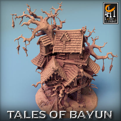 Isba, Baba Yaga's Hut by Lord of the Print | Please Read Description