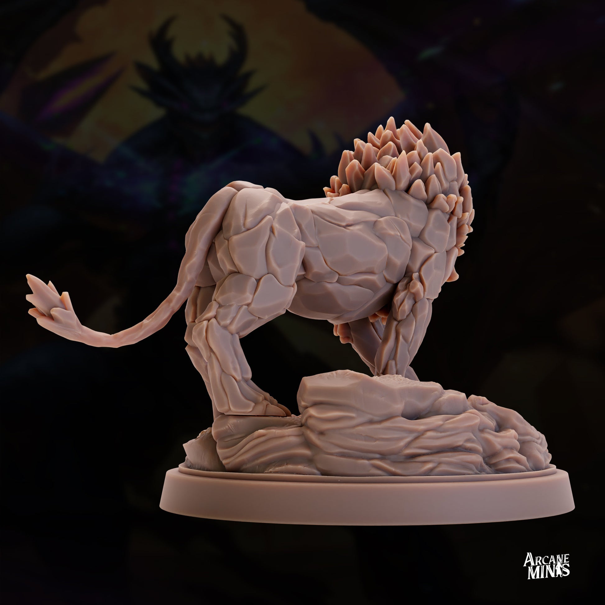 Stonemane Lion by Arcane Minis | Please Read Description