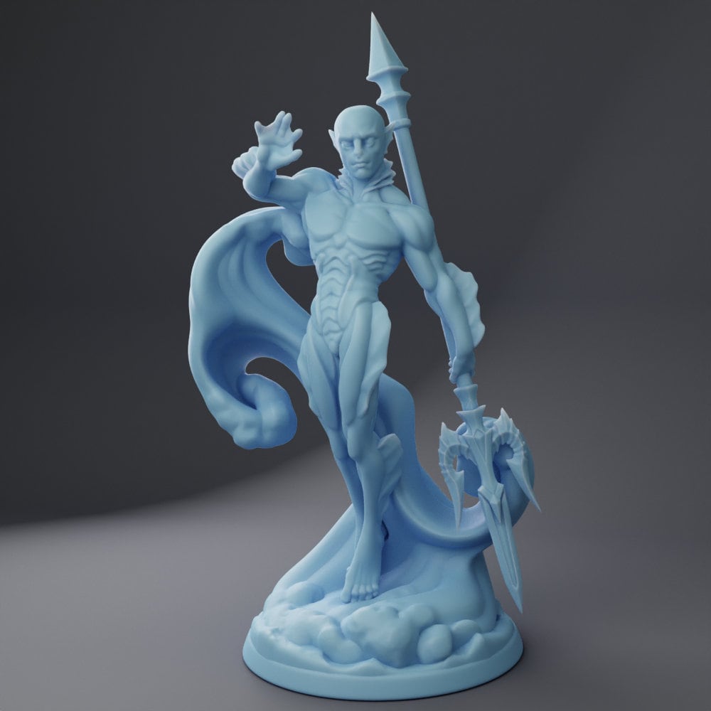 Psionic Sahuagin by Twin Goddess Minis | Please Read Description