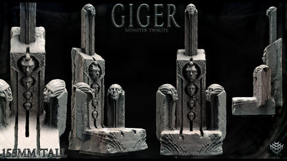 Giger Inspired Scatter Terrain by Mini Monster Mayhem | Please Read Description