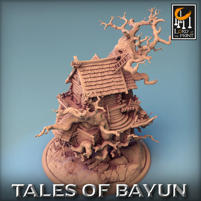 Isba, Baba Yaga's Hut by Lord of the Print | Please Read Description