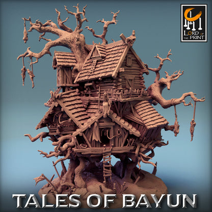 Isba, Baba Yaga's Hut by Lord of the Print | Please Read Description