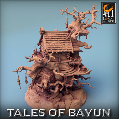 Isba, Baba Yaga's Hut by Lord of the Print | Please Read Description