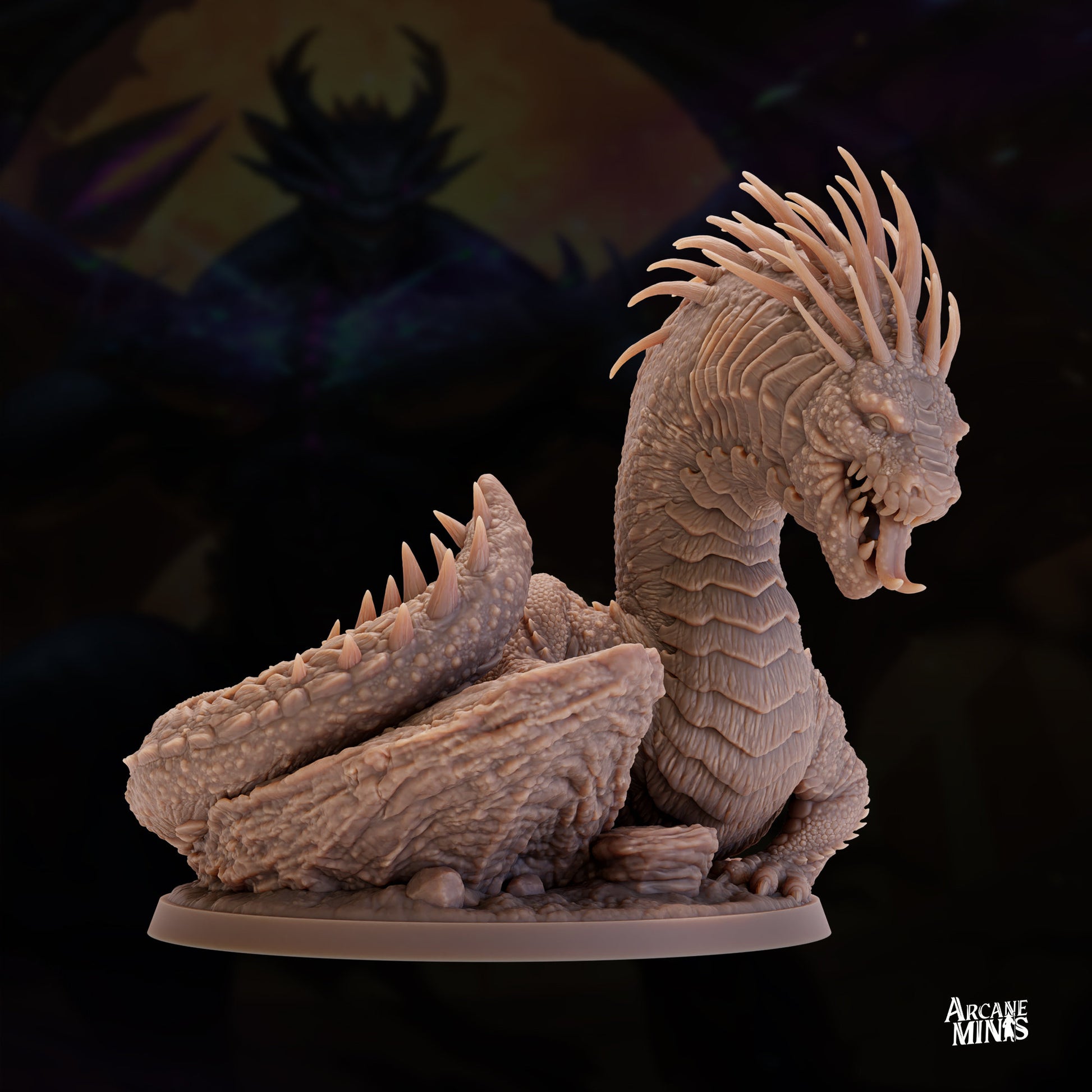 Scaleburn Basilisk by Arcane Minis | Please Read Description