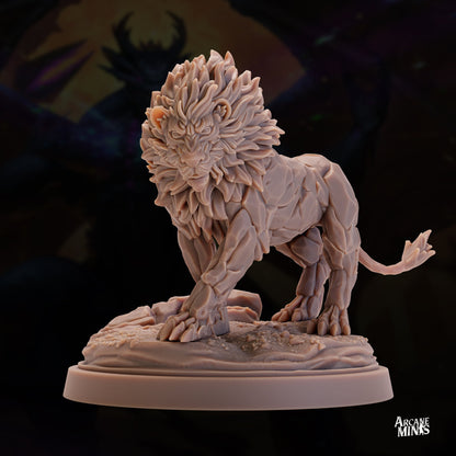 Stonemane Lion by Arcane Minis | Please Read Description