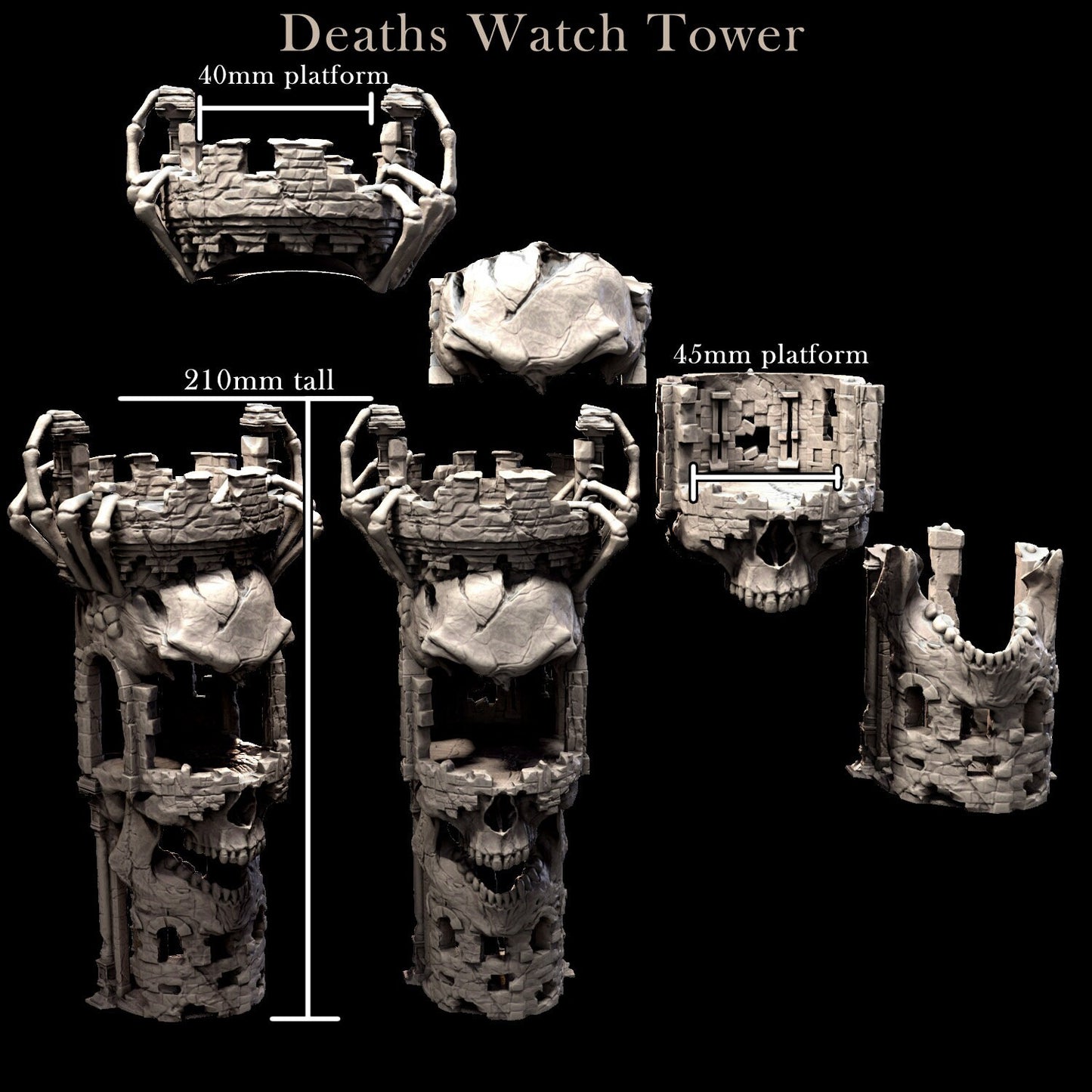 Death's Watch Tower by Mini Monster Mayhem | Please Read Description