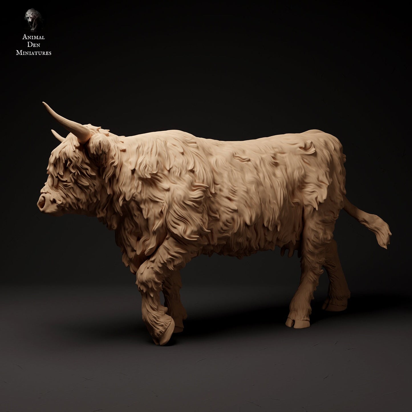 Scottish Highland Cow 1:24 scale by Animal Den | Please Read Description