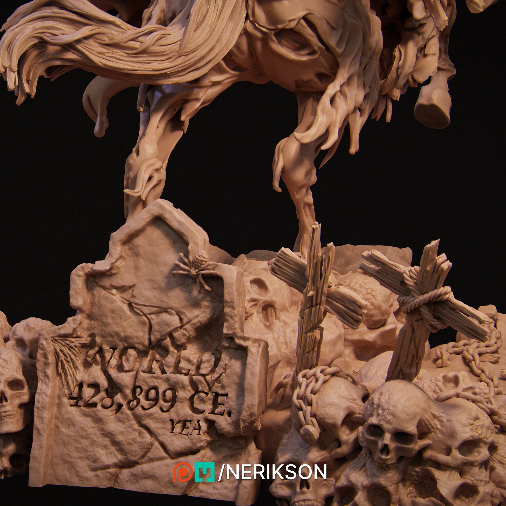 Four Horsemen: Death, Mounted by Nerikson | Please Read description