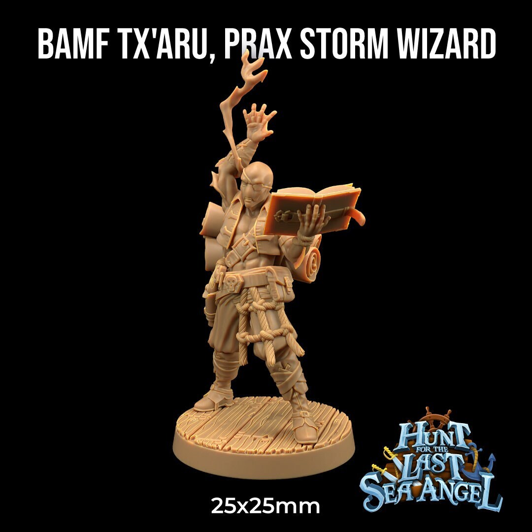 Bamf Tx'Aru, Prax Storm Wizard by Dragon Trappers Lodge | Please Read Description