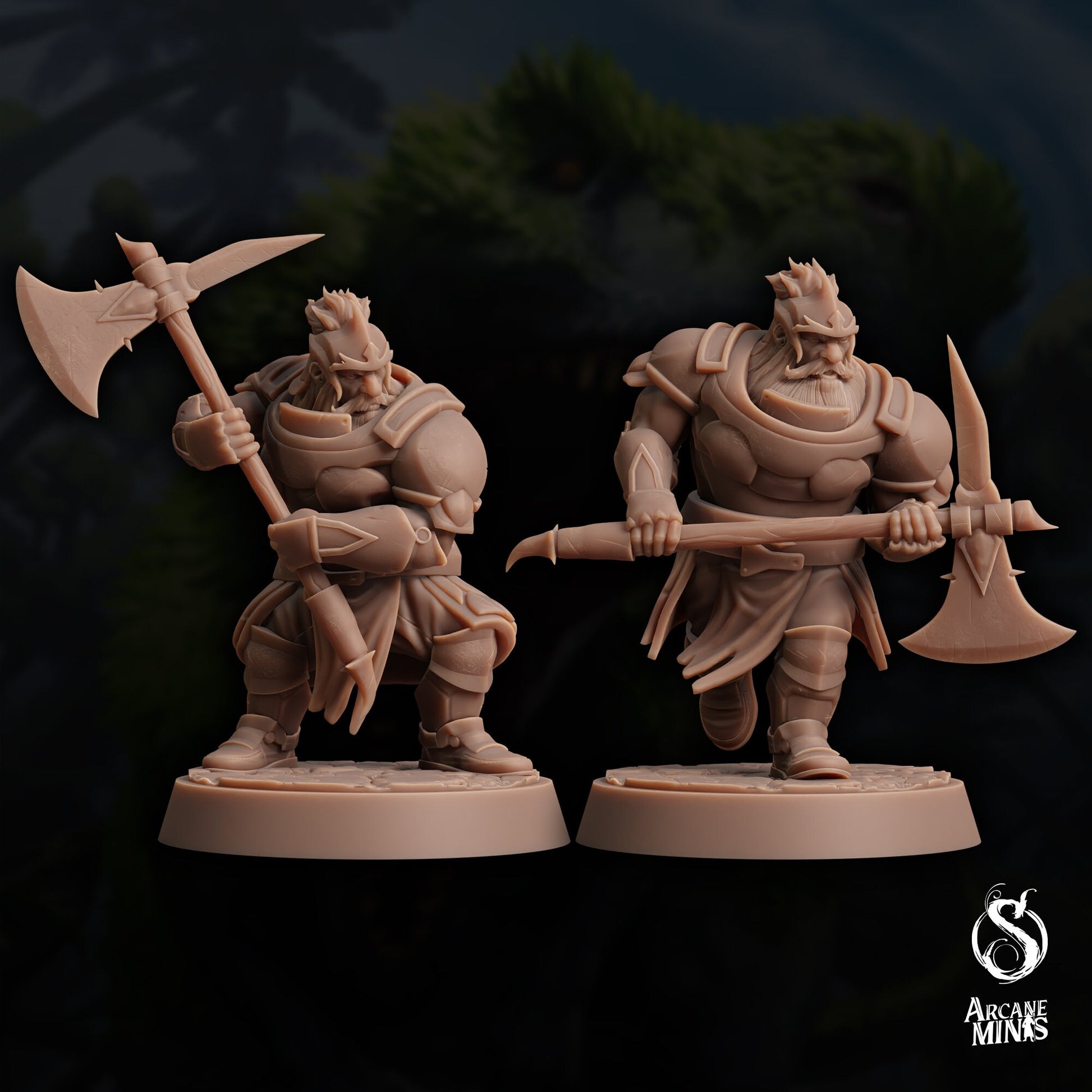 Dwarf Warden by Arcane Minis | Please Read Description