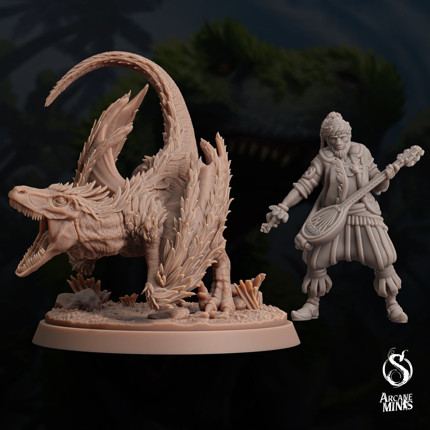 Featherscale Raptors by Arcane Minis | Please Read Description