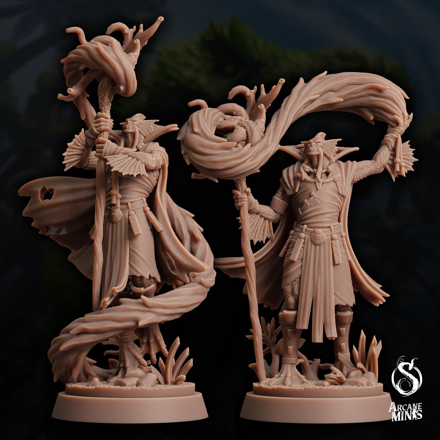 Sahuagin Druid by Arcane Minis | Please Read Description