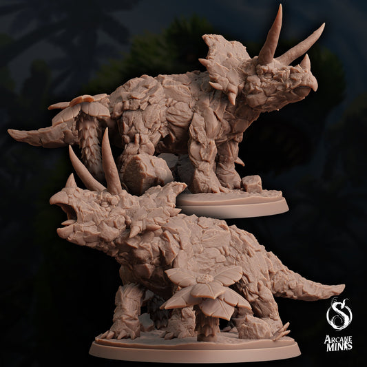 Craghorn Triceratops by Arcane Minis | Please Read Description