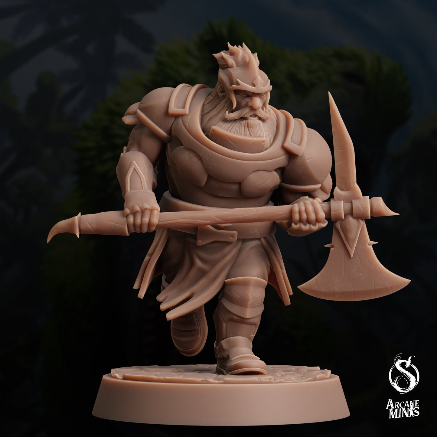 Dwarf Warden by Arcane Minis | Please Read Description