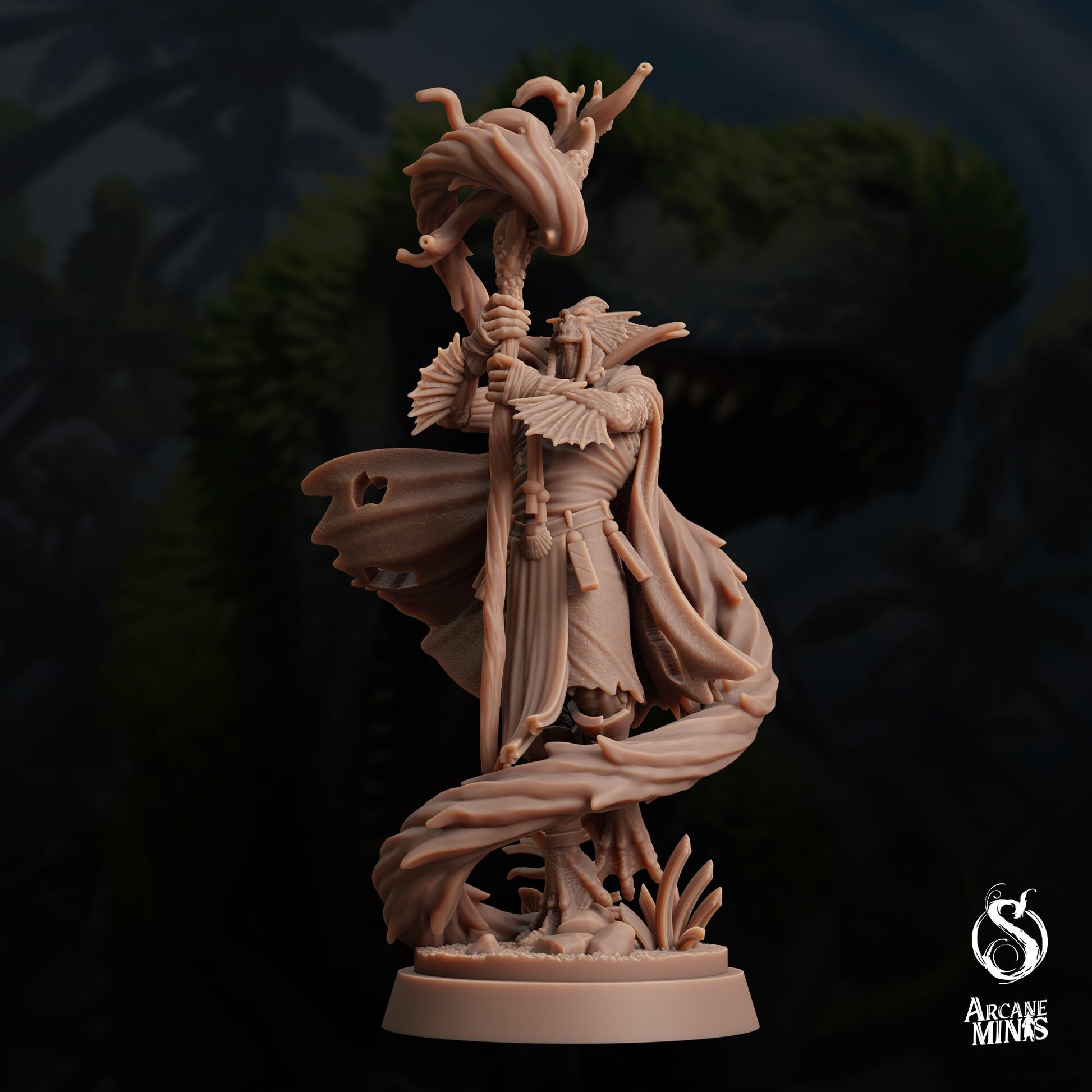 Sahuagin Druid by Arcane Minis | Please Read Description