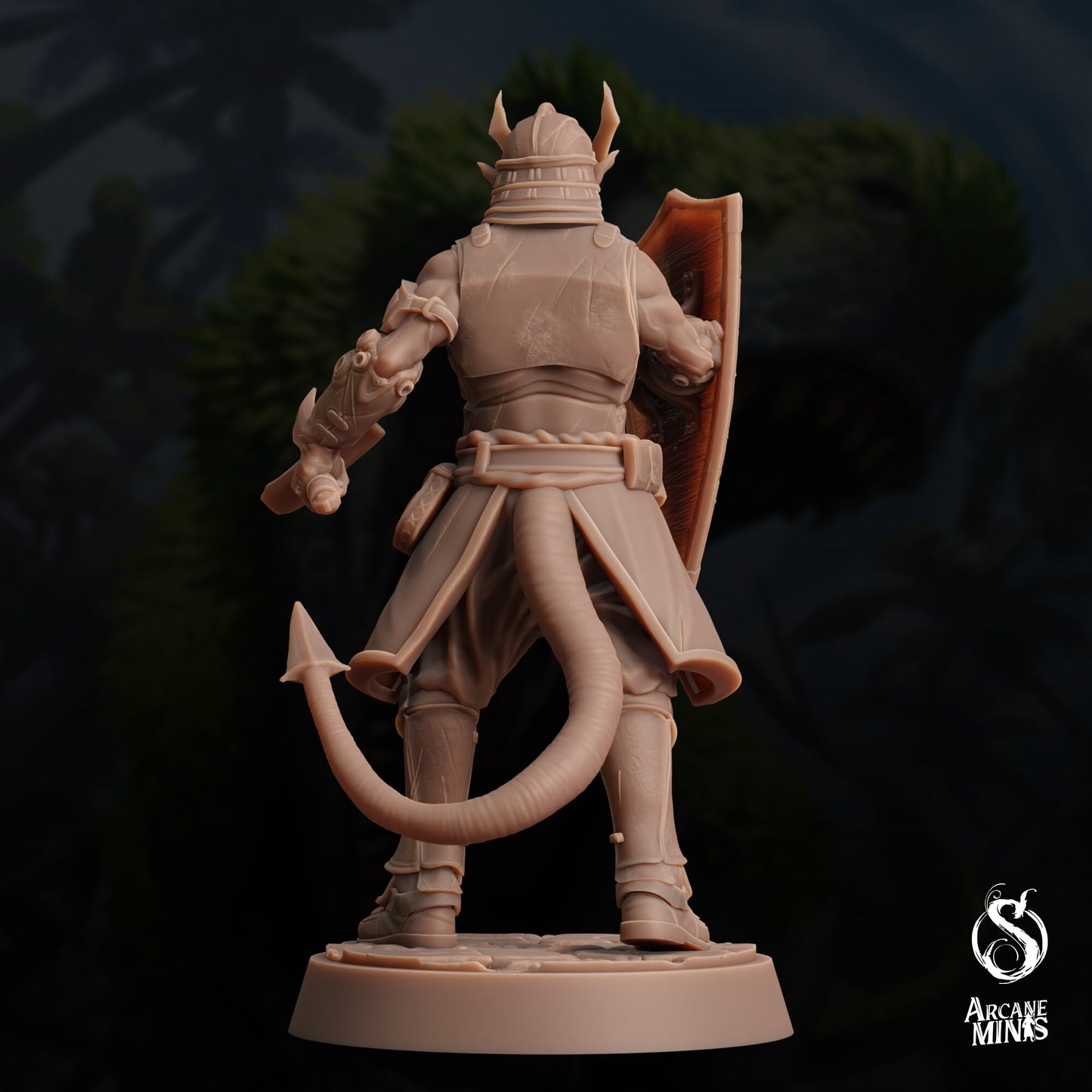 Tiefling Town Guard by Arcane Minis | Please Read Description